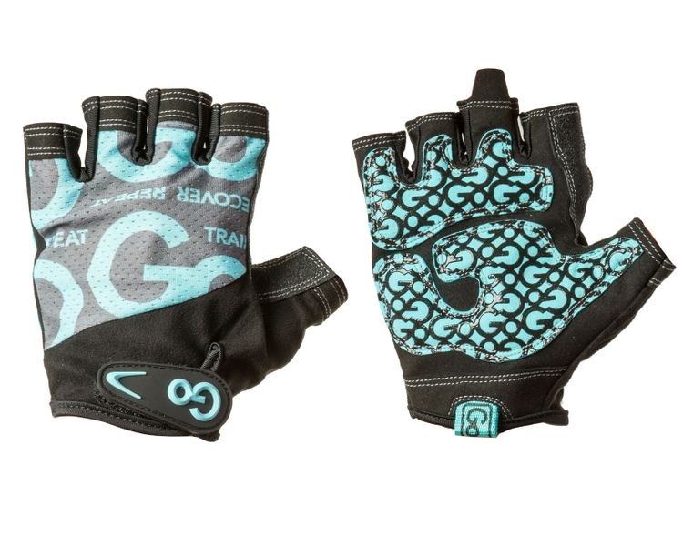 GoFit Women's GoTac Fitness Training Gloves - Turquoise/Black