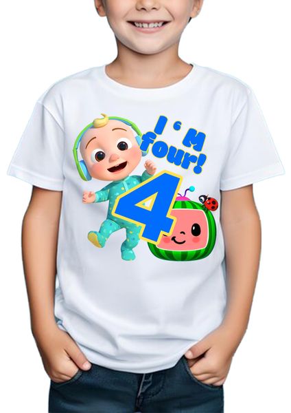 Kiddies Cocomelon 4 year old T-shirt