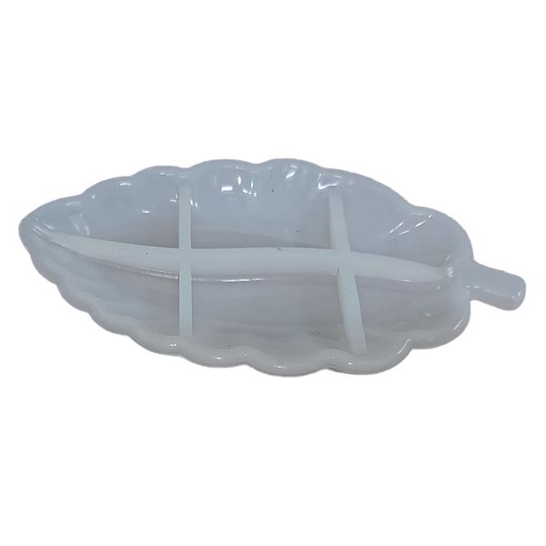 Home Decor DIY Multifunctional Silicone Elm Leaf Tray Mould (16cm)