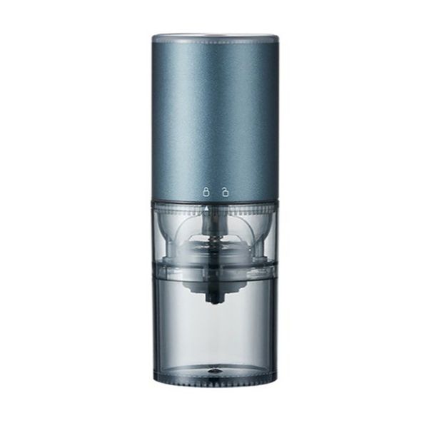 Electric Coffee Bean Grinder - Matte Glossy Blue