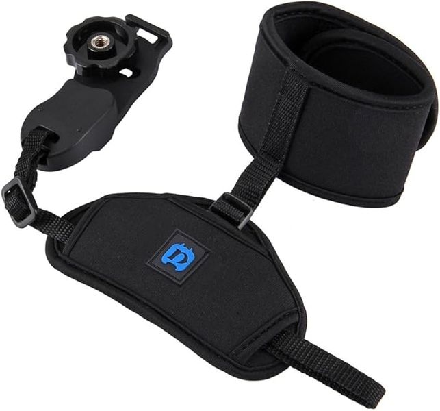 Soft Neoprene Camera Wrist Strap Hand Grip with 1/4in Screw