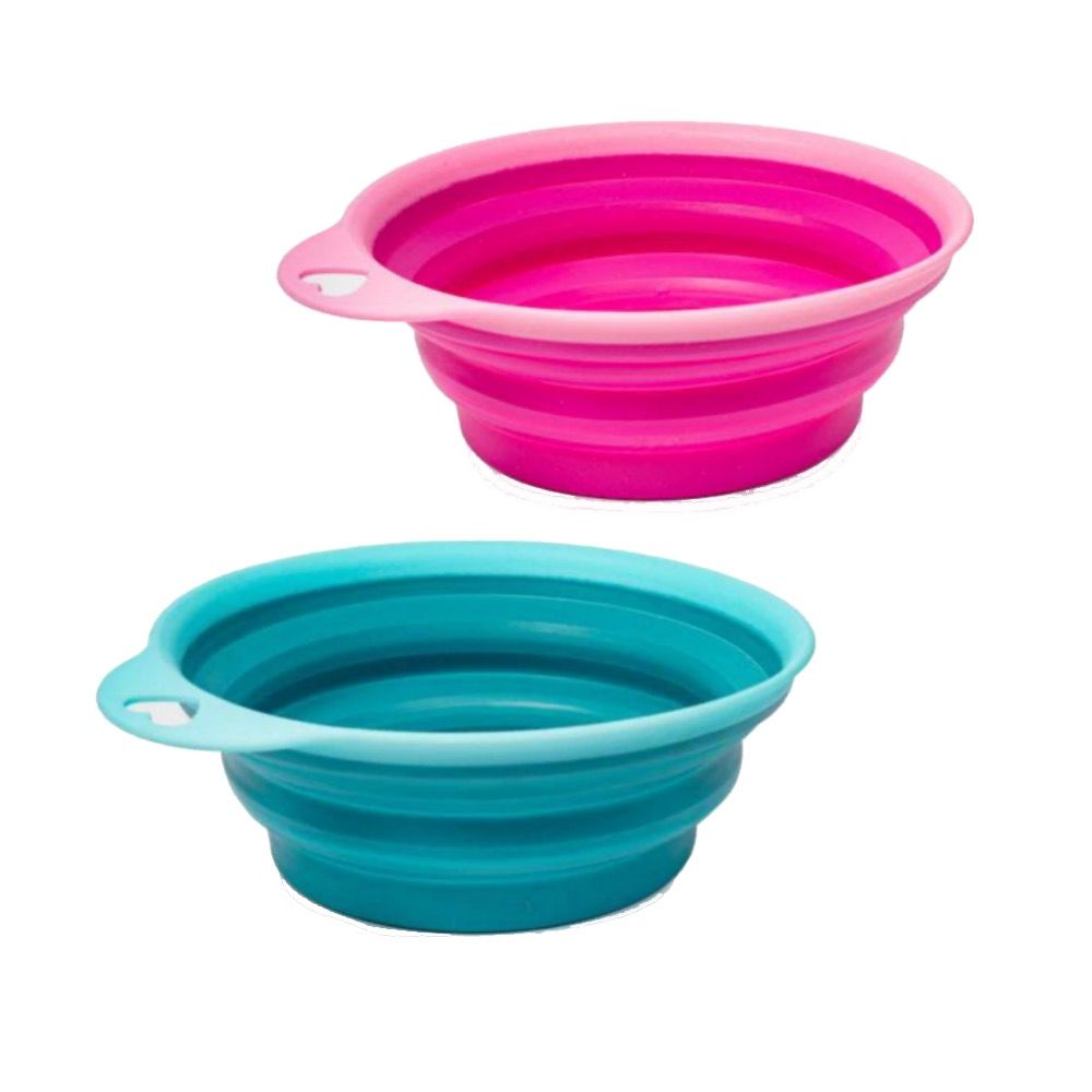 15CM Silicon Collapsible Feeding Bowls for Pets - Cat and Dog Bowl - 2 ...