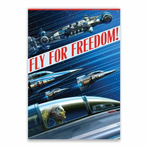 Fly For Freedom Poster - A1