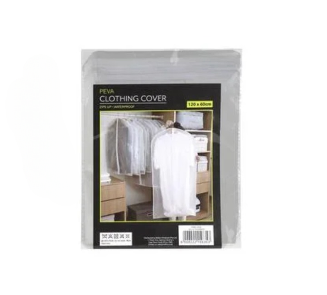 Extra-Large 60×120cm Suit Protector Bag with Full-Length Zipper