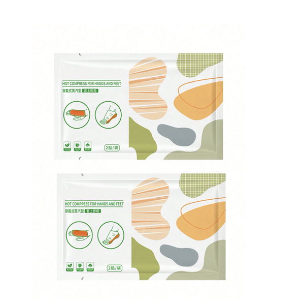 2 Set - Disposable Wearable Hand/Foot Warmers (Long)