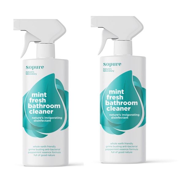 SoPure Mint Fresh Bathroom Cleaner 500ml (2 Pack)