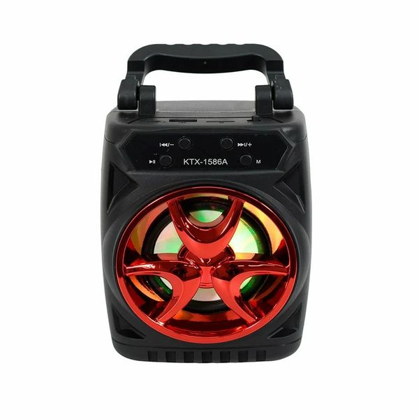 KTX-1586A Bluetooth Speaker with 3-Inch Driver and FM Radio Tuner