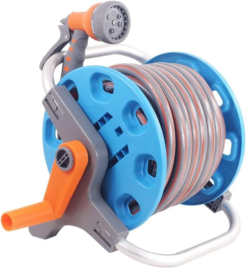 Portable Hose Pipe Reel Classic Hose Reel Set Including Hose Reel -15M ...