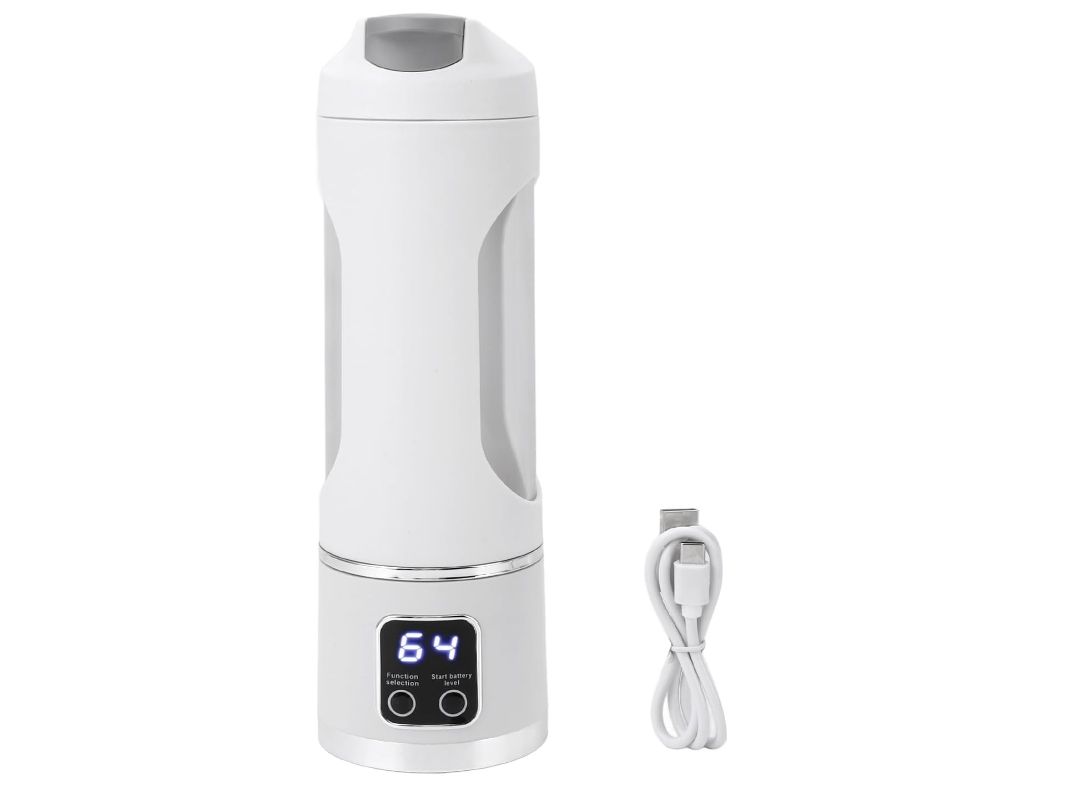 Portable Juicer Cup, Rechargeable Electric Travel Blender for Smoothies