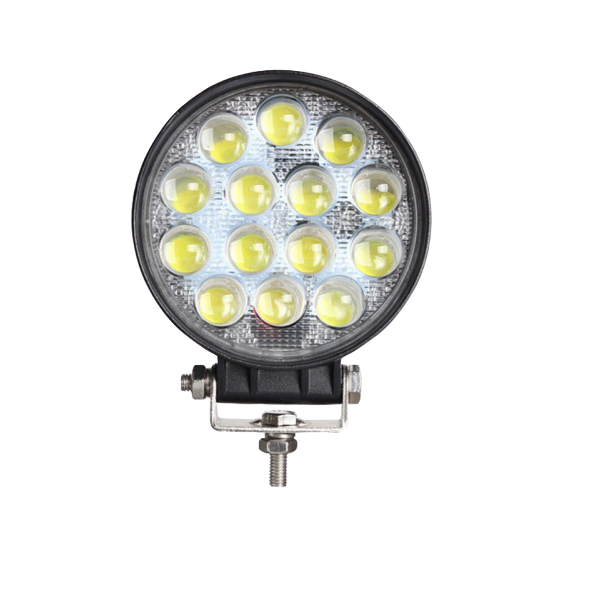 4D 42W Round LED Work Light For Off-Road ATV UTV 4WD