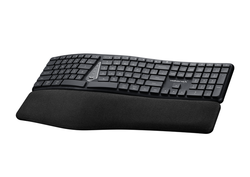 Volkano X Ergo Bluetooth Wireless Keyboard (Dual-Mode 2.4GHz + Bluetooth)