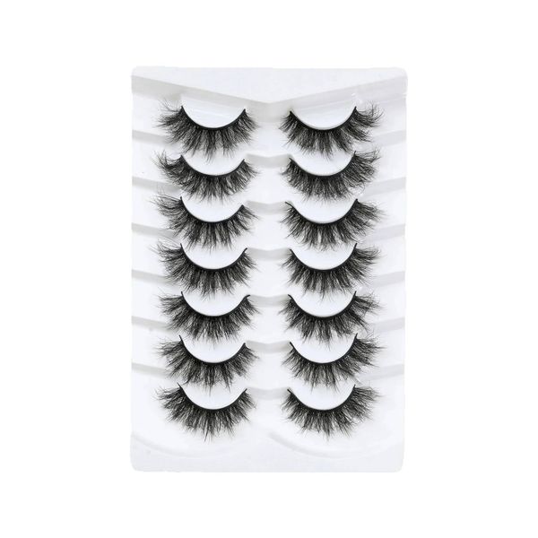3D Faux Mink Mixed False Dense Curly Three-Dimensional Messy European and