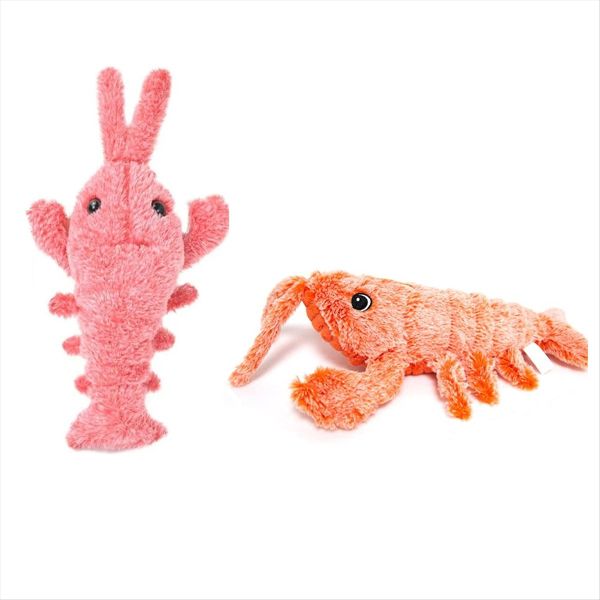Electric Jumping Cat Toys Simulation Lobster Dog Toy B