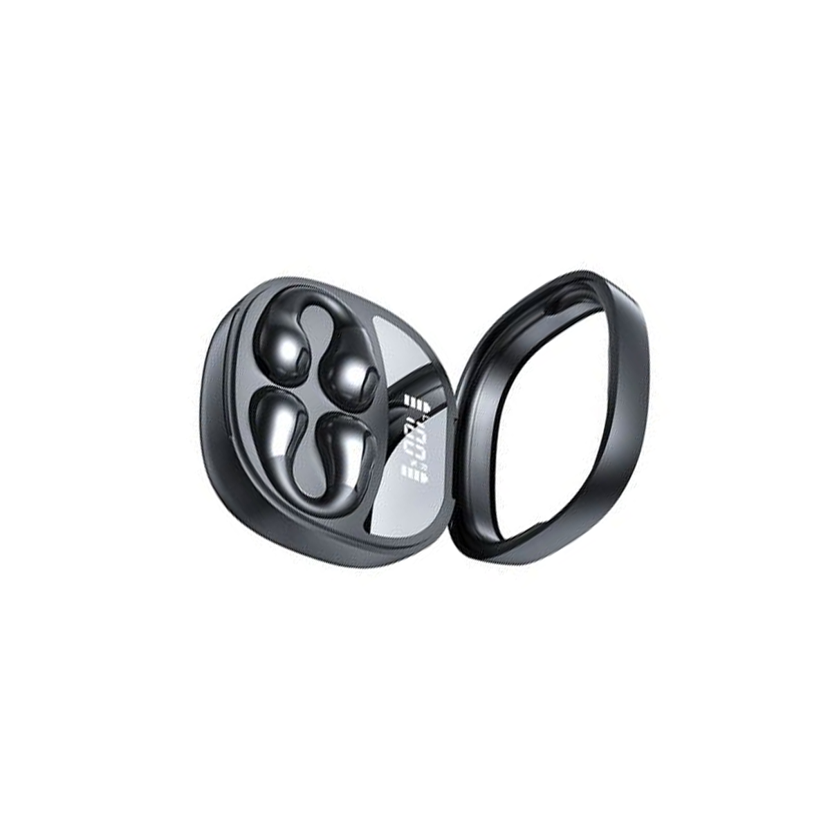 Bluetooth Earbuds BT5.3 Esports Headphones with Mic,Punk Technology - Black