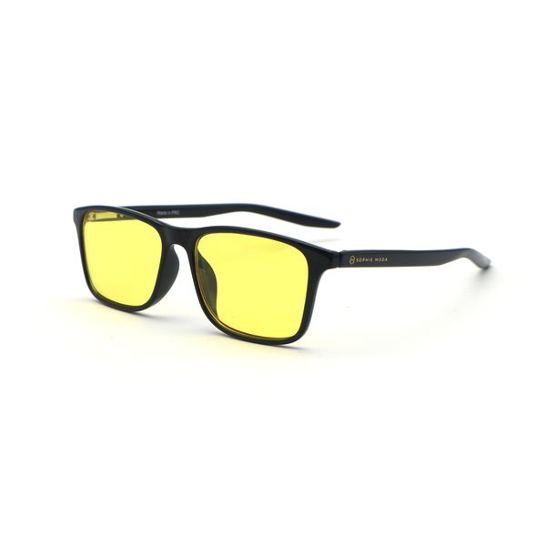 Sophie Moda Glasses: 80% Anti-Blue Light Night Vision - Stealth