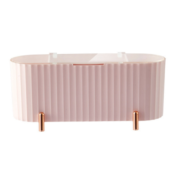 Desktop Cotton Swabs Dispenser Holder Cotton Ball Storage Box Jar