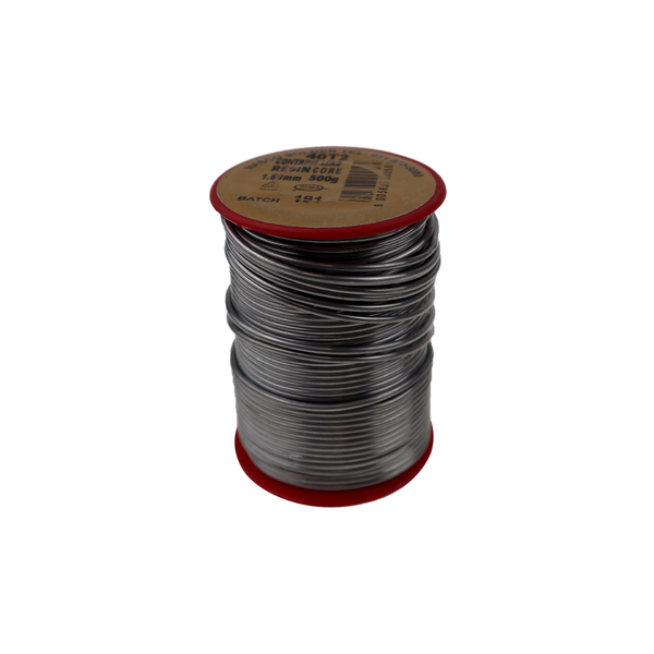SOLDER RESIN CORE 500gr x 1.6mm 40/60 GRADE #0027 - Nasco