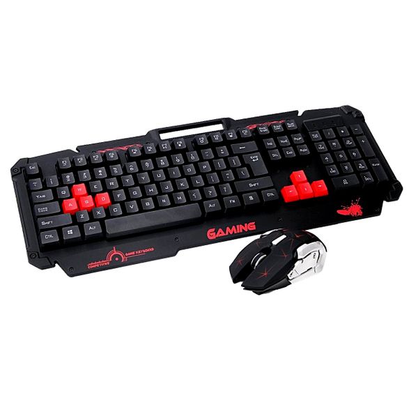 Computer (Gaming) Keyboard + Mouse Set HK 1868 - Wireless
