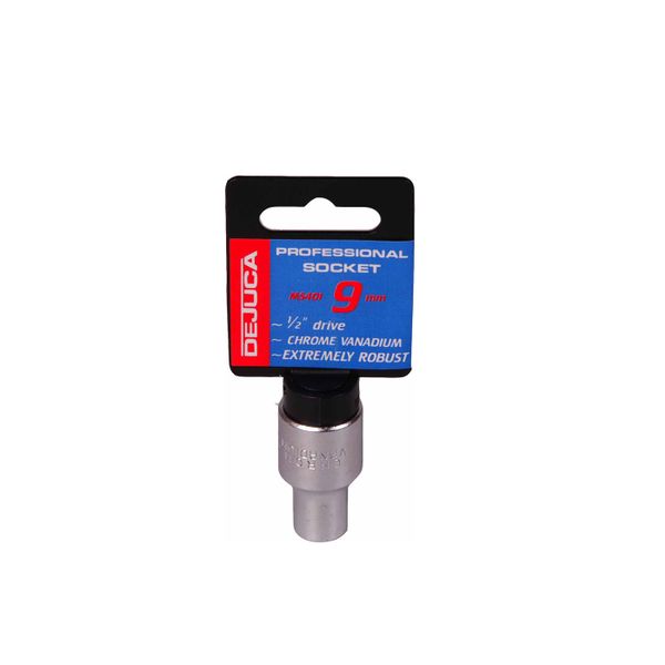 Dejuca - Socket - Cv - Fd - 1/2 Inch drive - 6pt - 9mm - 3 Pack