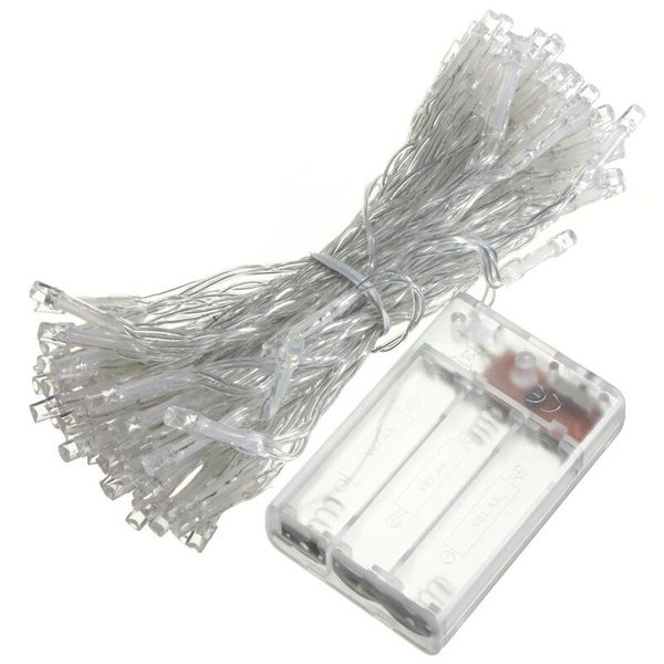 Battery Operated Fairy Lights - White - 3M - Set of Two