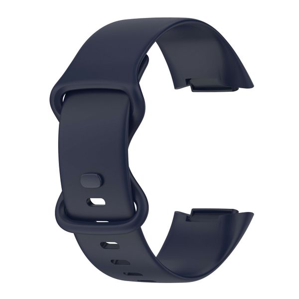 Silicone Strap for Fitbit Charge 5 One Size Fits All-Navy