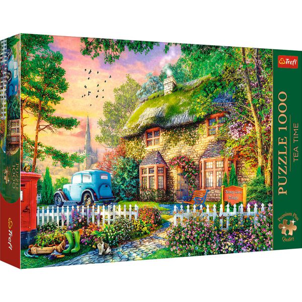 Trefl Premium Plus - Tea Time: Stoney Lane Cottage - 1000 Piece