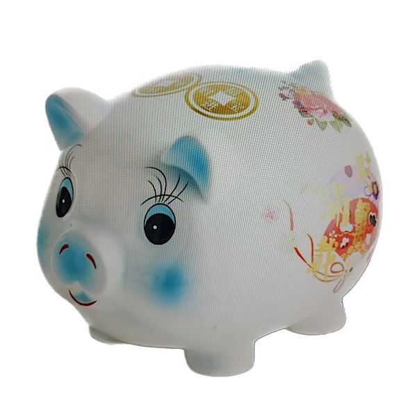 Home Decor Coin Saving Fortune Porcelain Piggy Bank