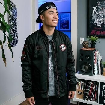 JINX Bomber Jacket Mens Black