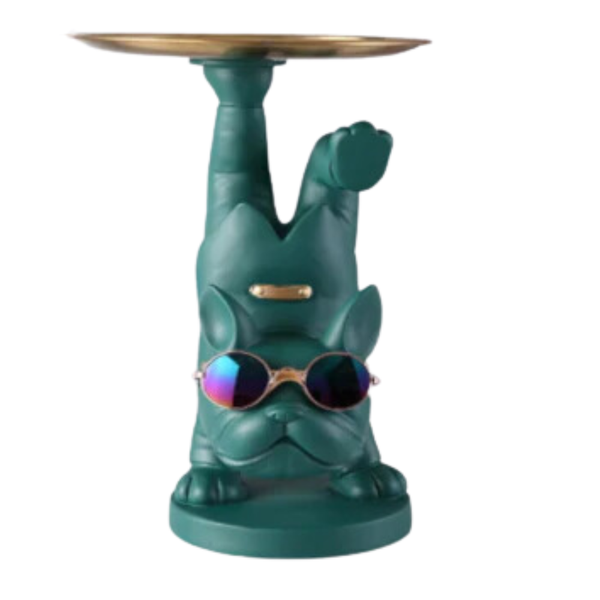Bulldog Holder Tray- Green