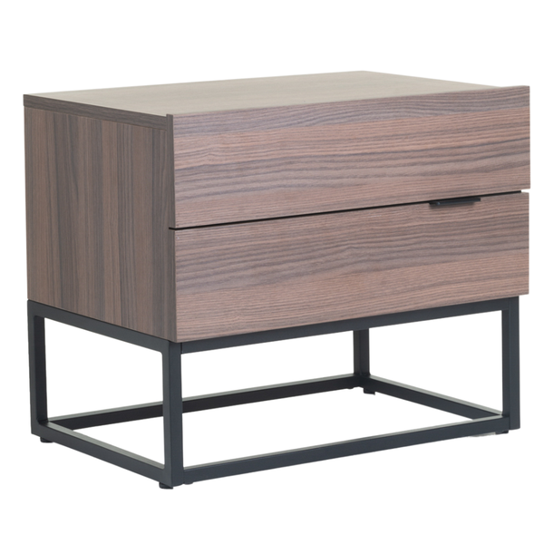 Lodi 2 Drawer Pedestal - Brown
