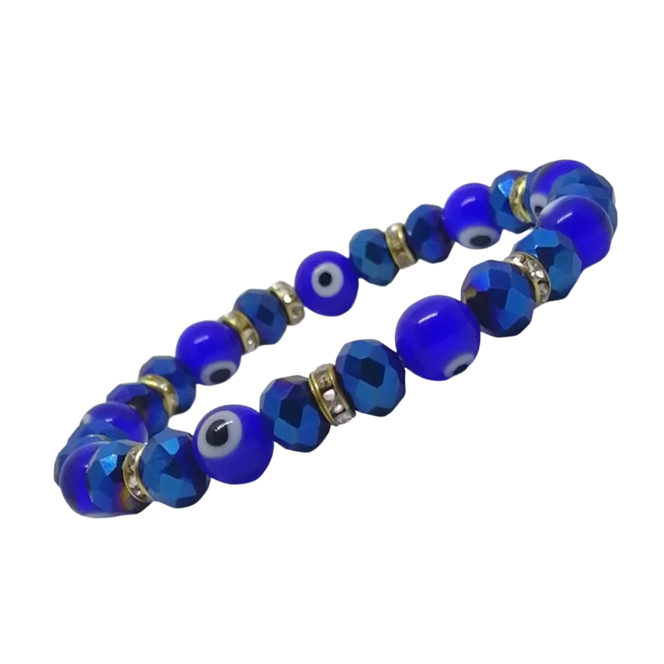 Enchanted Blue Stone Evil Eye Bracelet by Libernace Shop Today. Get