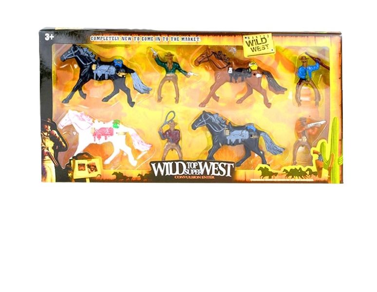 8 Piece Cowboy &amp; Horse