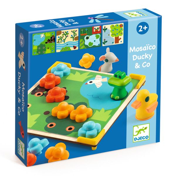 Djeco Toddler Games - Mosaïco - Ducky &amp; Co