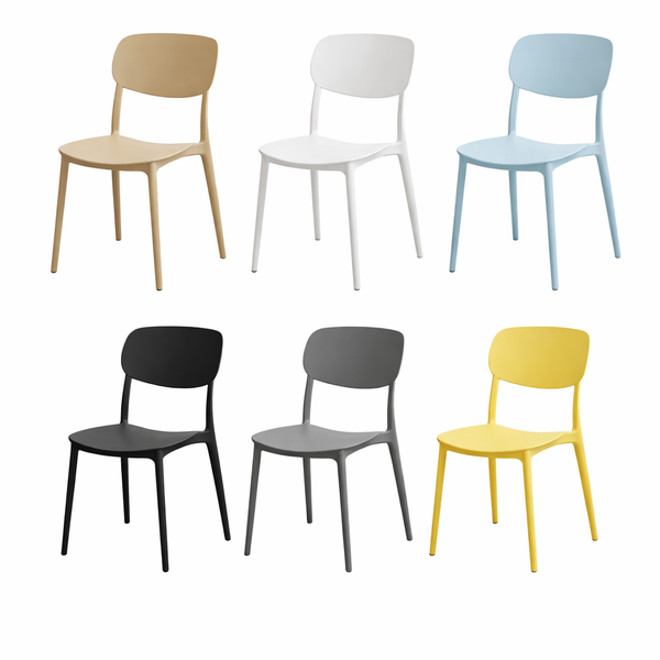 Modern Minimalist Plastic Dining Chair