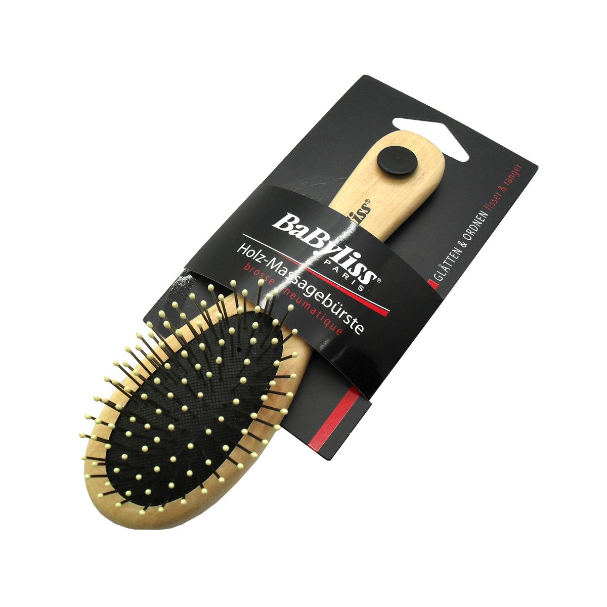 BaByliss Small Brown Wooden Bristle Hair Brush for Children Shop