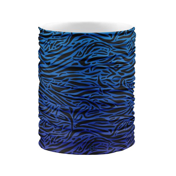 Sophie Moda Ice Cooling Microfiber FUNNel Neckwear and Headwear: Safari Blue