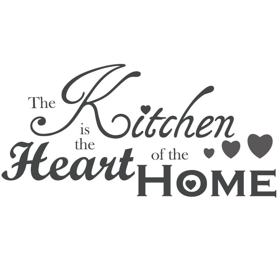Fantastick Kitchen Vinyl Wall Quote Charcoal Shop Today. Get it