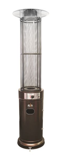 Alva Circular Patio Heater with Glass Tube - Medium