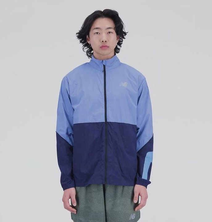 new balance blue green jacket