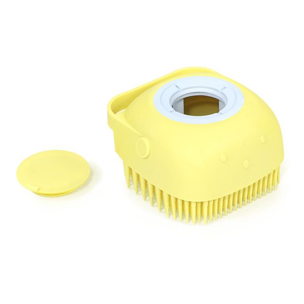 Multi-Use Silicone Bath &amp; Shower Brush with Soap Dispenser