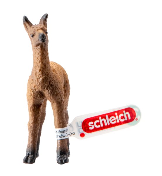 Schleich Farm Wold - Llama Foal Figurine (6cm Tall)