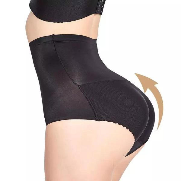 Lilhe Seamless Padded Butt Enhancer Shapewear - Black