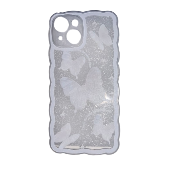 Stylish iPhone 15 Cover Featuring a Stunning Butterfly Design