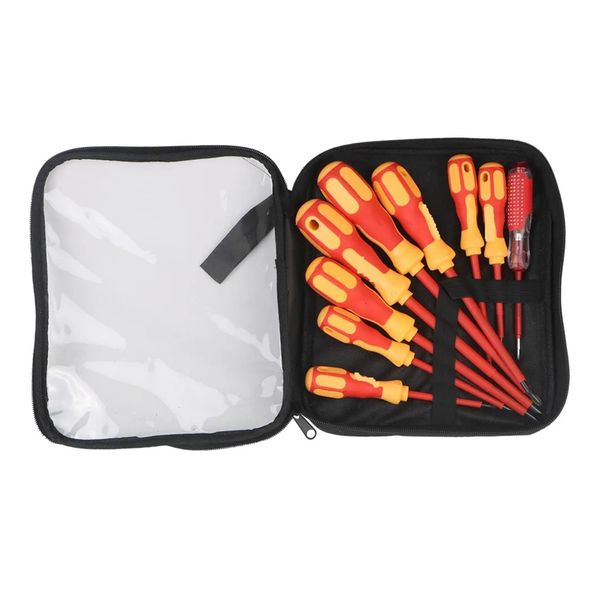 ElecTrek-Insulated Screwdriver Set,9 In 1 Insulated Screwdriver Set