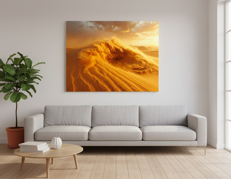 Art on wall Canvas Modern Art Ready to Hang Contemporary Art - Sandstorm