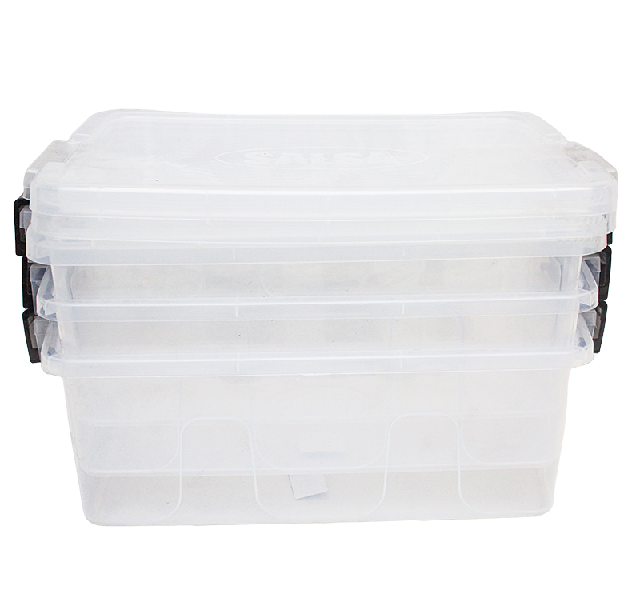 Kitro 3pk Salsa 10lt Multibox Clear Container