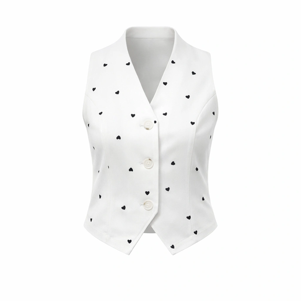 Short Slim Cardigan Jacket - White