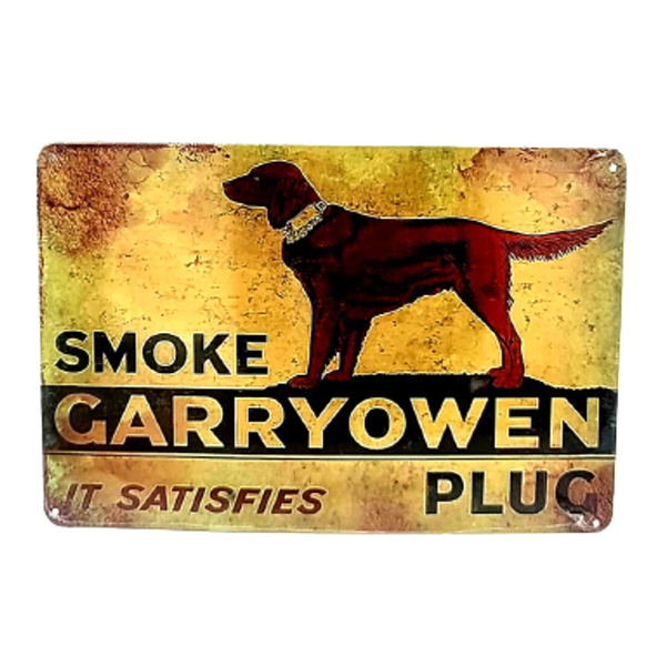 Tin Sign Smoke Garryowen