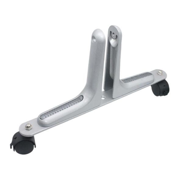 Adjustable Heavy Duty Room Divider Stand with Premium Silver Base