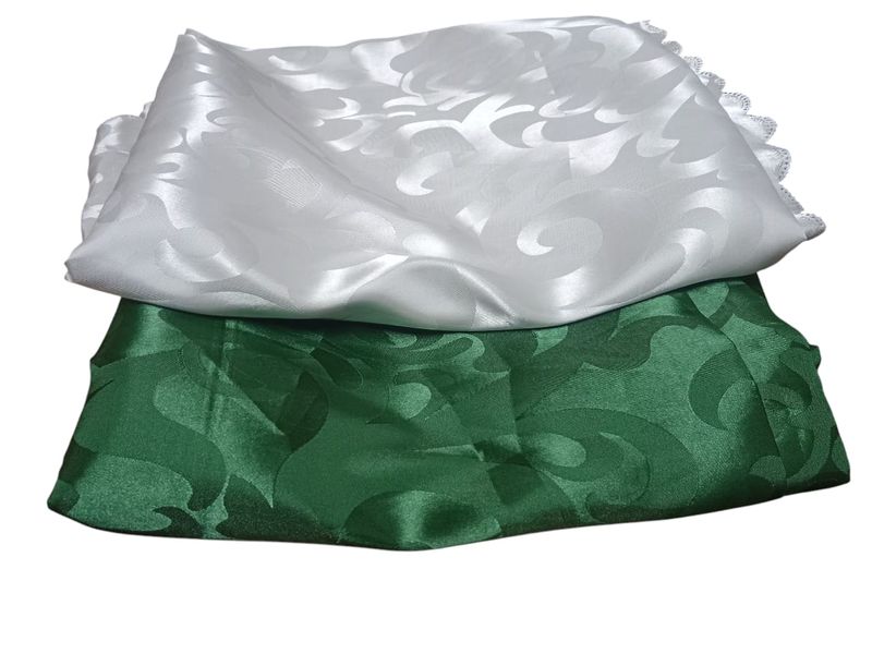 Rectangular tablecloth 2-piece mixed color